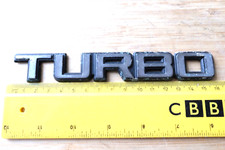 TURBO CAPITAL LETTERSCAR BADGE16cm., believed to be Vauxhall