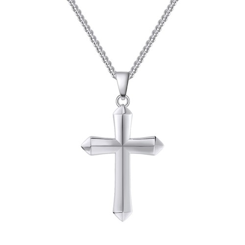 925 sterling silver - silver, cross