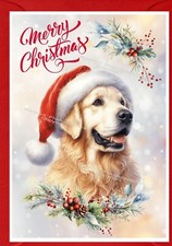 Golden Retriever Dog Christmas
