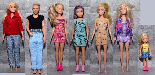 Mattel barbie doll - barbie, bundle