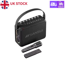 Sansui T98 Powerful Karaoke Portable Speaker with AUX Microphone Bluetooth