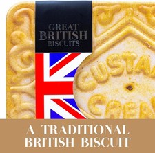 Giant Custard Cream Biscuits