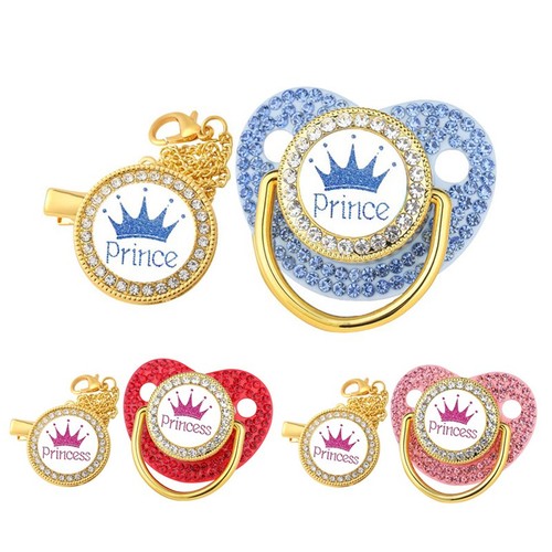 Princess prince baby pacifier - prince,
