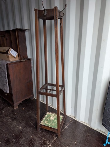 Oak beech hat coat stand - beech?, hat&coat
