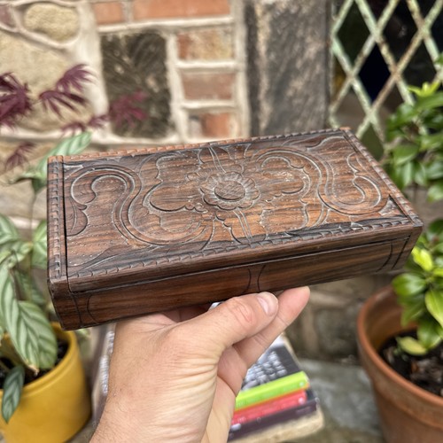 Vintage wooden box jewellery - vintage,