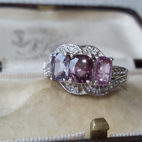 925 sterling silver ring - silver, multi