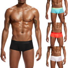 Men Boxer Briefs Ice Silk