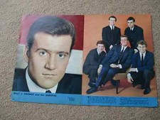 Billy J. Kramer & the Dakotas- 2 colour 12 x 9 " pictures from a 1960s magazine.