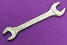 Vintage NISSAN Motor Tool Kit 12mm - 14mm Open Ended Spanner