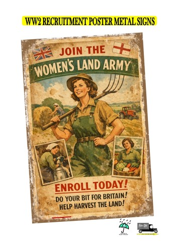 Ww2 women land army - land,
