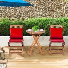 Patiojoy 3PCS Patio Folding
