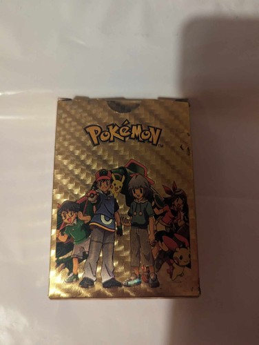 55pcs pokemon card foil gold - card,