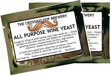2 Wine Yeast All Purpose Home Brew Yeast Packs - Suitable for all wine types