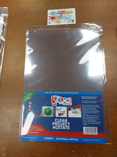 Stix clear project acetate - clear,