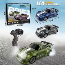 RC Drift Car XC164 Mini Desktop 1/64 Racing Car 4WD 2.4G Remote Controller Toy