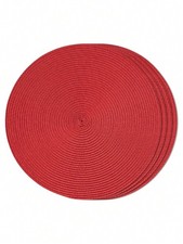 Set of 6 Round Placemats Table