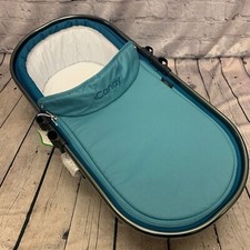 New in Box I Candy Peach Main Carrycot Peacock Space Grey with Mattress & PVC