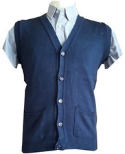 Plain Button Sleeveless