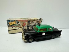 Vintage Plastic Friction Taxi