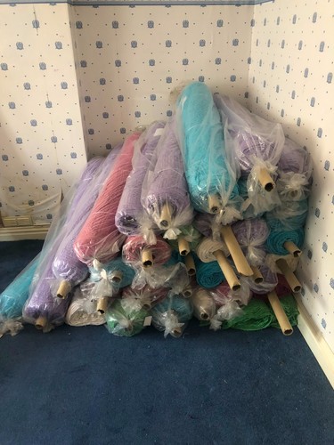 Job lot crotchet fabric - lot, of