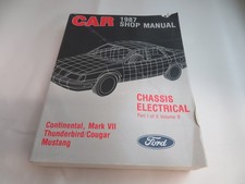 1987 LINCOLN TOWN CAR Service Shop Repair Manual BODY CHASSIS ELECTRICAL OEM