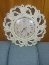 Elegant White Wall Clock with