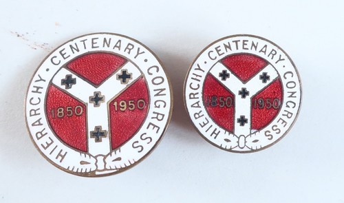 Vintage enamel badges roman - vintage,