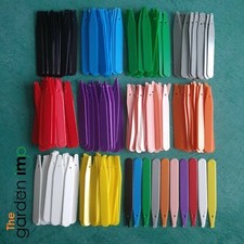 100 4" Coloured Plant Labels