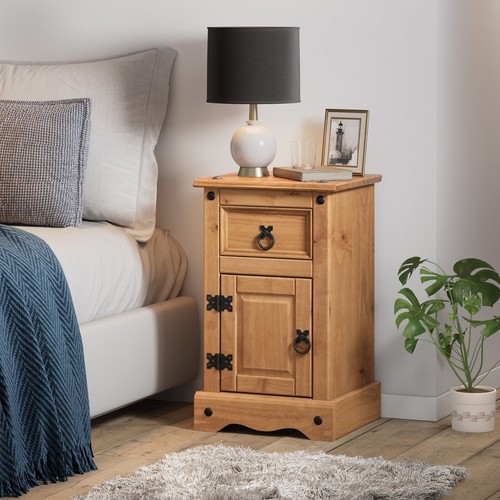 Corona bedside cabinet - bedside, pot