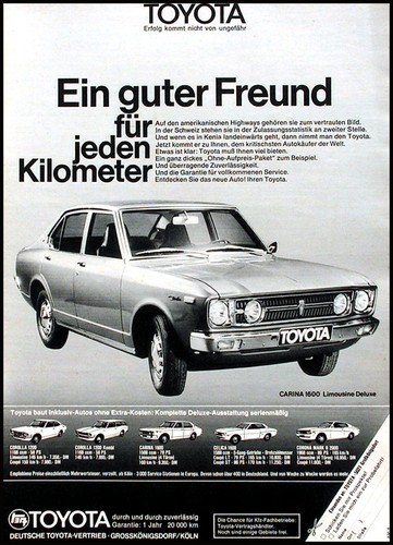1973 toyota carina 1600 - 1973,