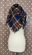 ZARA Checked Wool Blend Scarf