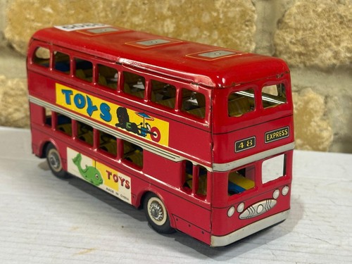 Vintage double decker friction - vintage,