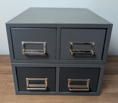 Steelmaster gray mid century - gray, mid-century