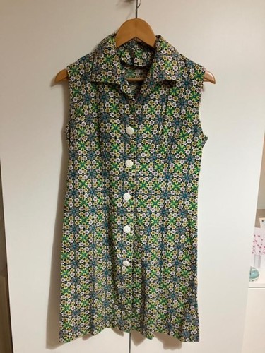 Vintage tea shift - vintage, dress