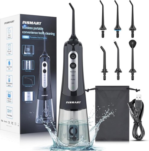 Cordless water dental flosser - water,