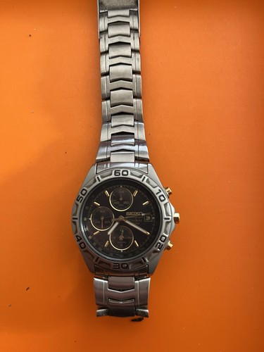 Seiko titanium chronograph - titanium,