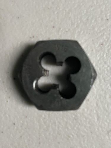 Whitworth hex die - 3/8-16,