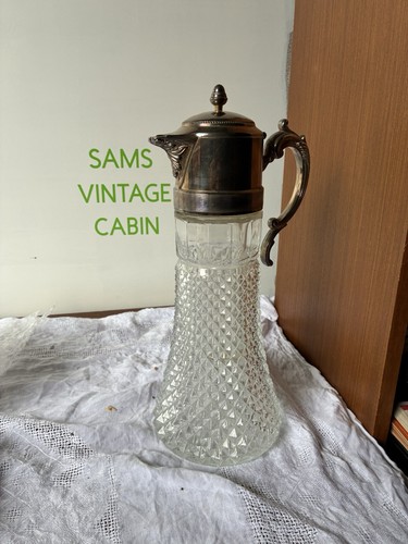 Vintage ornate pressed glass - pressed,