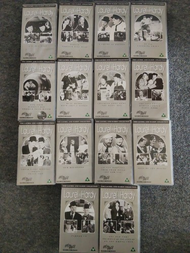 Laurel and hardy vhs - and,