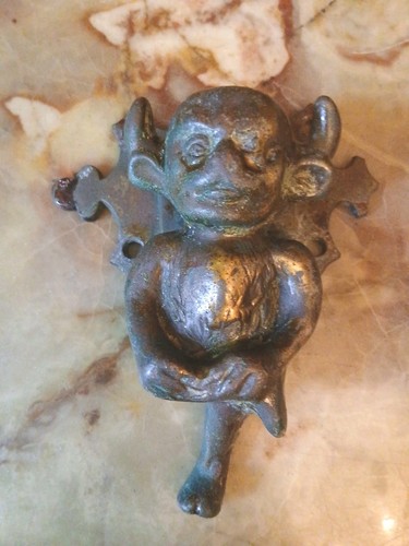Antique solid brass lincoln - solid,