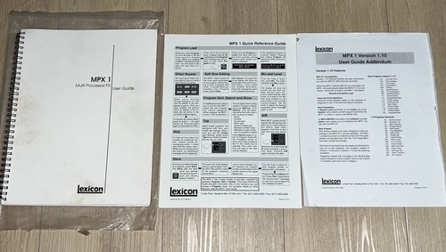 Lexicon mpx multi - lexicon,