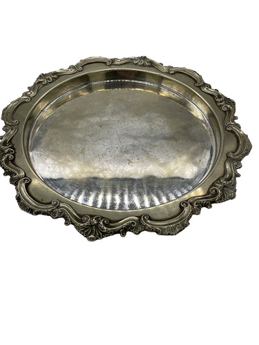 Vintage salver tray rococo - vintage,