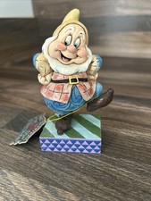 Disney Jim Shore Figurine Showcase Snow White Dwarfs Happy Hop W/ Tag 4049627
