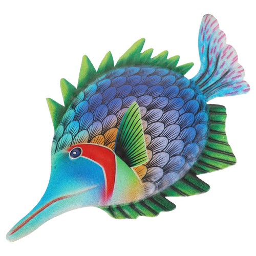Home fish wall ornament - wall, iron