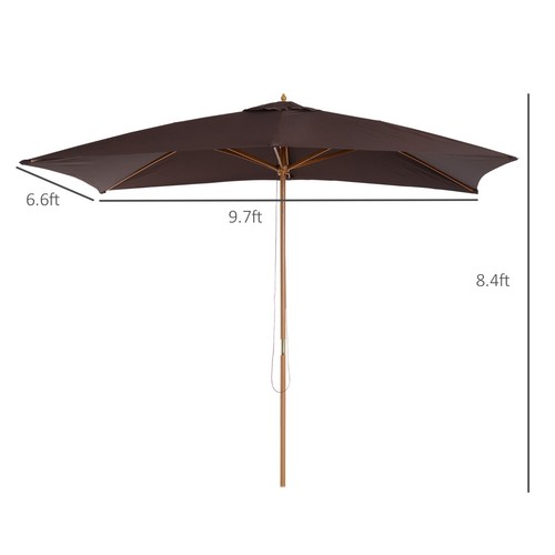 Wall mounted patio umbrella - mounted,