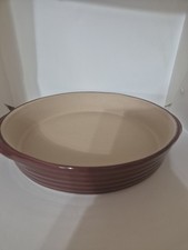 the pampered chef stoneware round dish deep baker