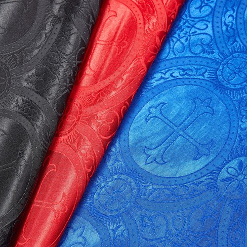 Liturgical satin jacquard - satin,