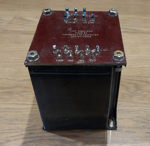 Parmeko type 5080 23a mains - ch, 5080/23a