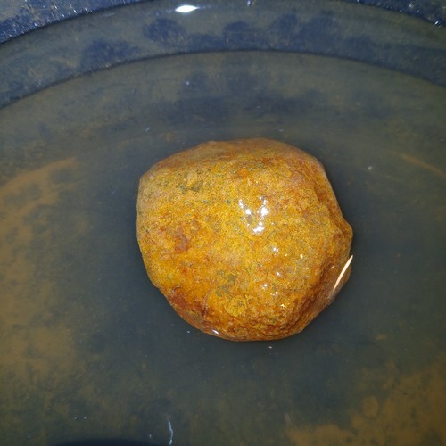 Gold ore agate - agate, stone