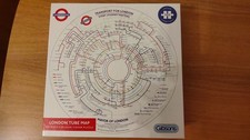 Gibsons TfL Circular Underground Tube Map 500 Piece Round Jigsaw Puzzle Adults